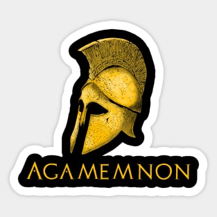 Mythology Of Ancient Greece Agamemnon Trojan War Epic Iliad Sticker